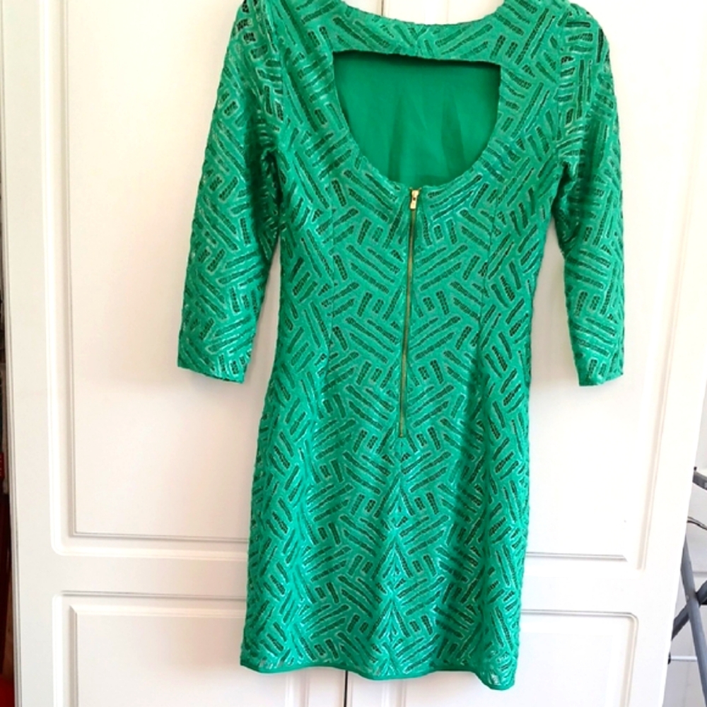 Lilly Pulitzer Fern Green Camellia Dress - Picture 4 of 6